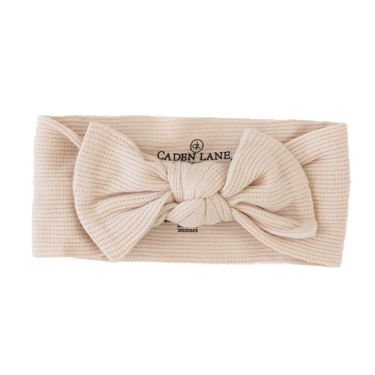 Bamboo Waffle Knit Large Bow Headwraps