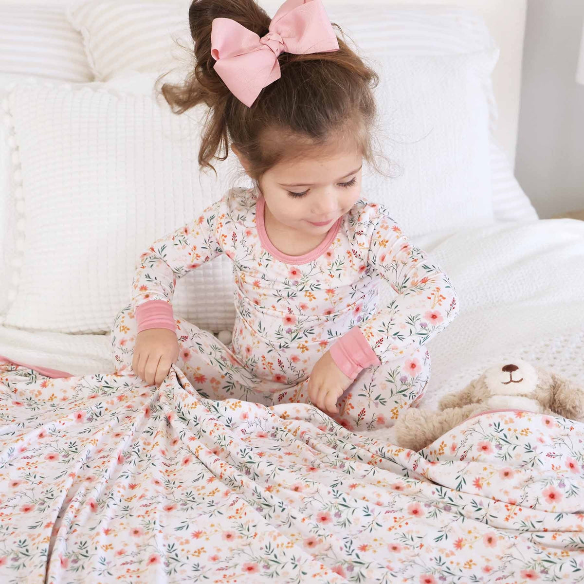 Winnie's Wildflowers Two Piece Pajama Set