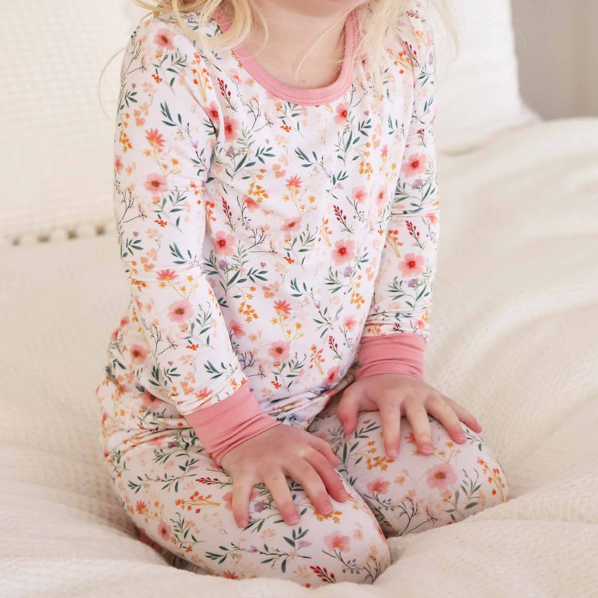 Winnie's Wildflowers Two Piece Pajama Set