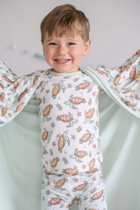 Two Piece Pajama Set | Turtley Rad