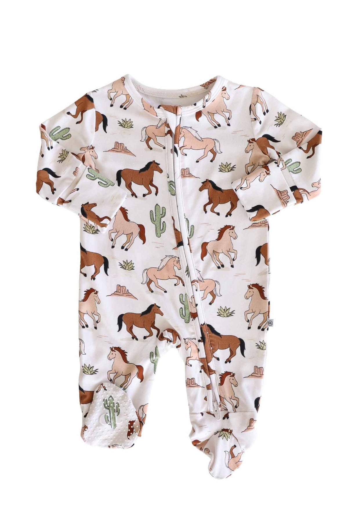Zipper Footie | Pony Club Neutral