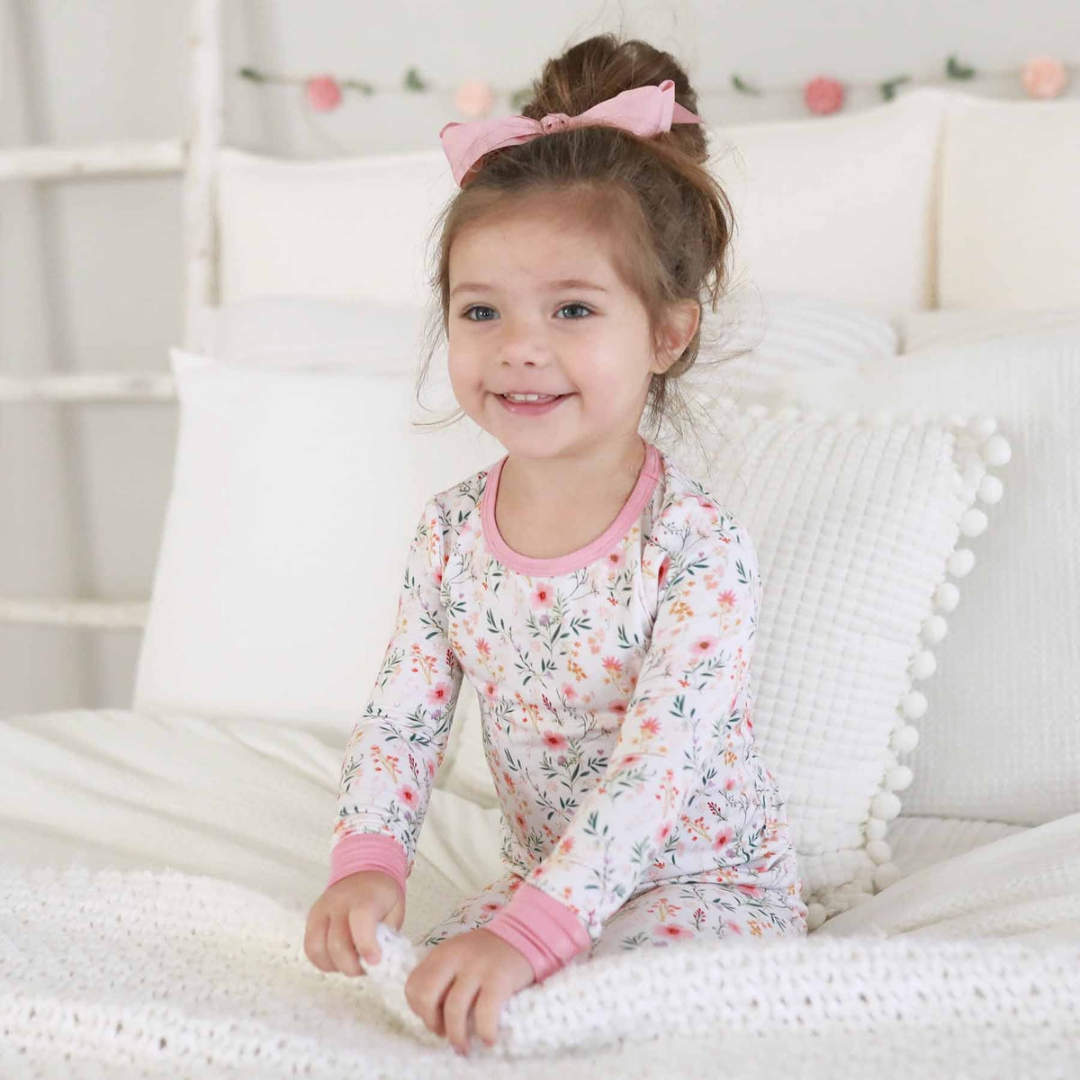 Winnie's Wildflowers Two Piece Pajama Set