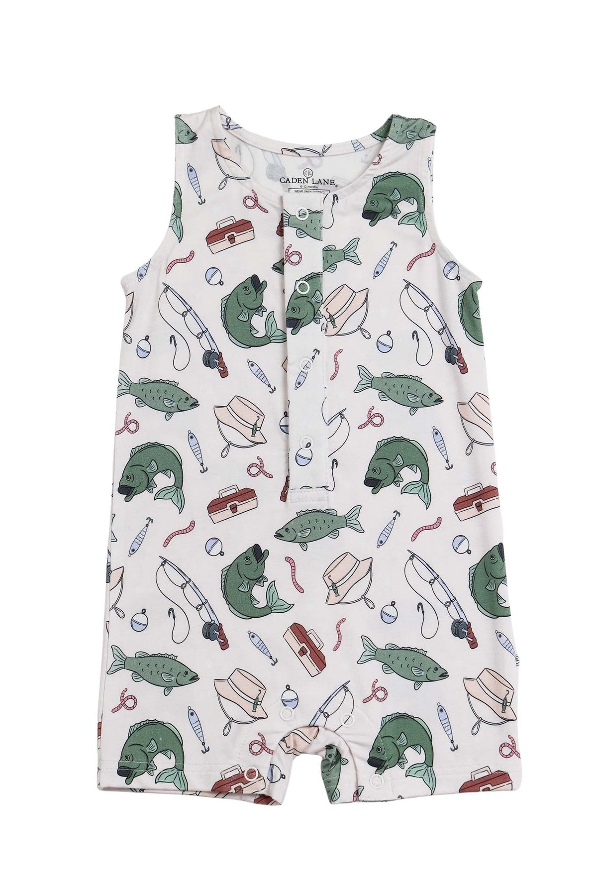 Sleeveless Snap Romper | Off the Hook