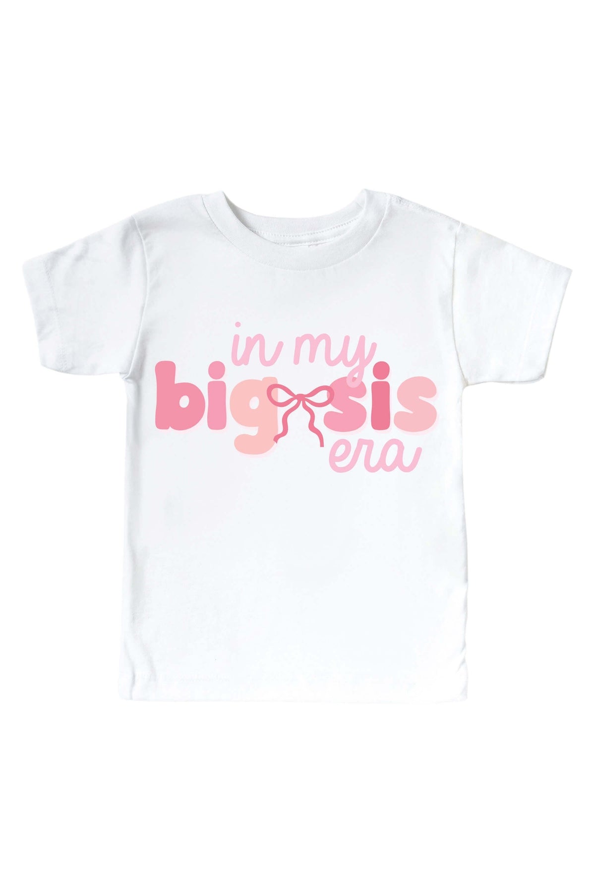 Big Sis Era Kids Graphic Tee | White