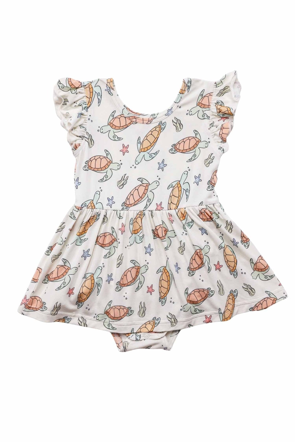 Sleeveless Twirl Bodysuit | Turtley Rad