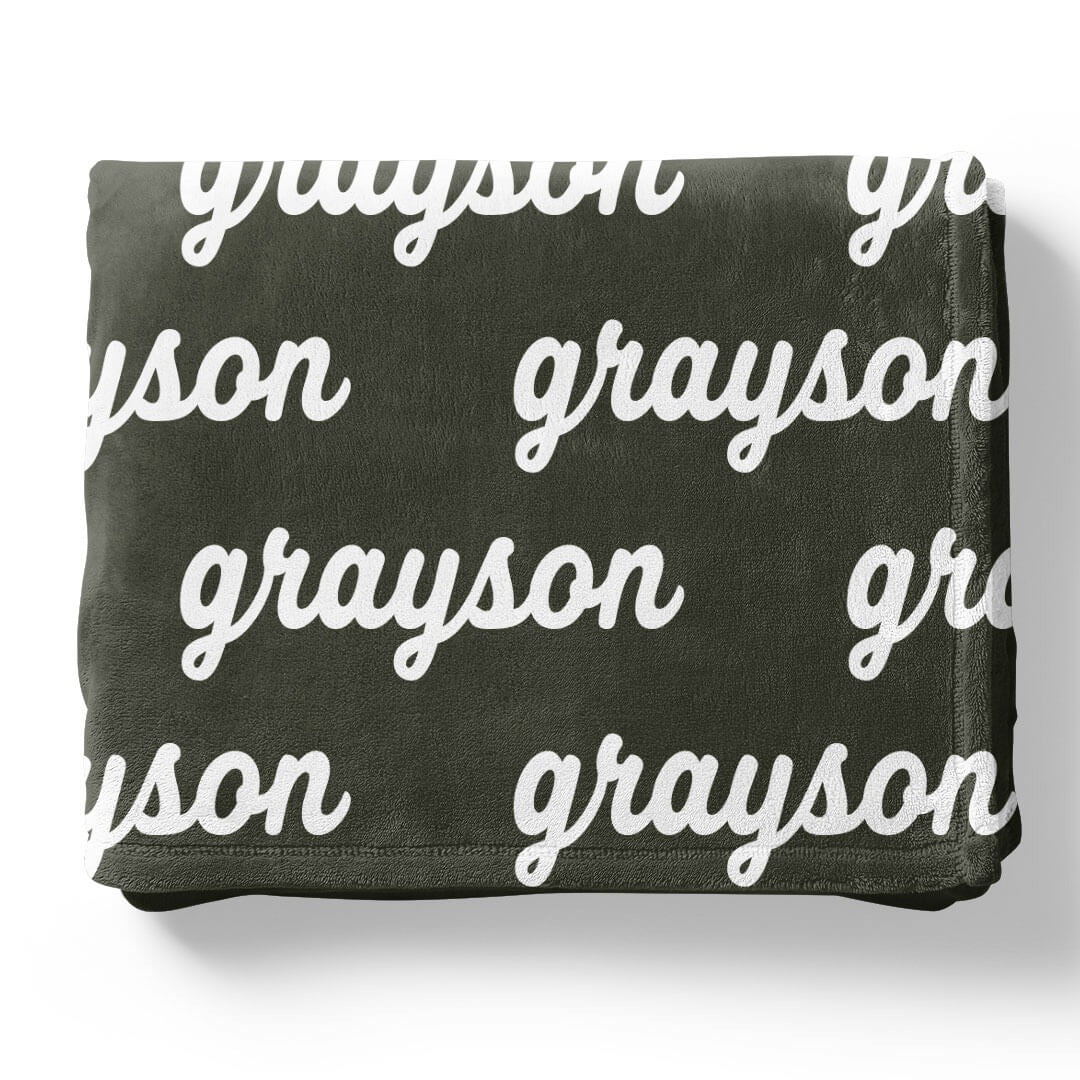 Botanicals Personalized Color Blanket