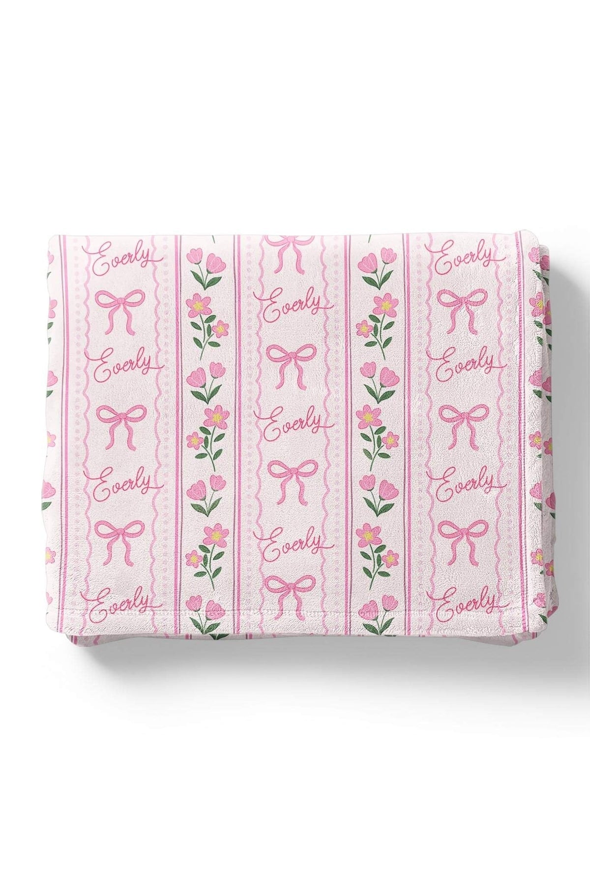 Personalized Kids Blanket | Coquette Garden