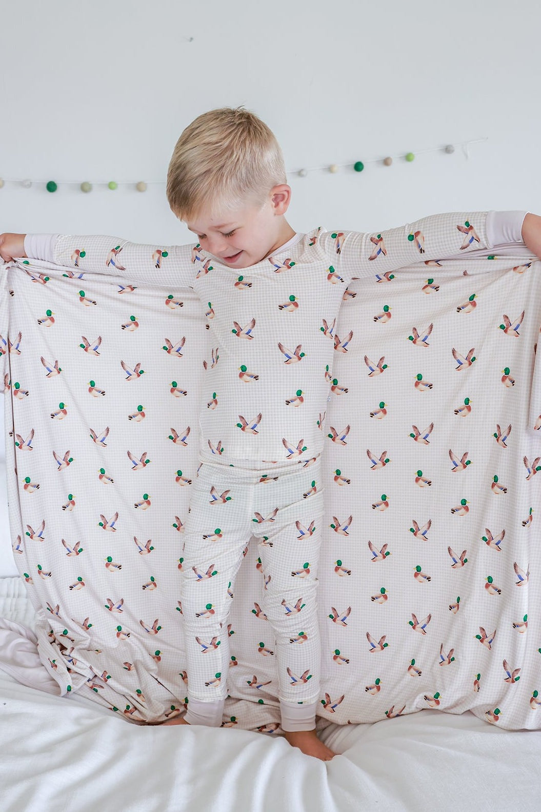 Double Sided Bamboo Blanket | Little Mallard