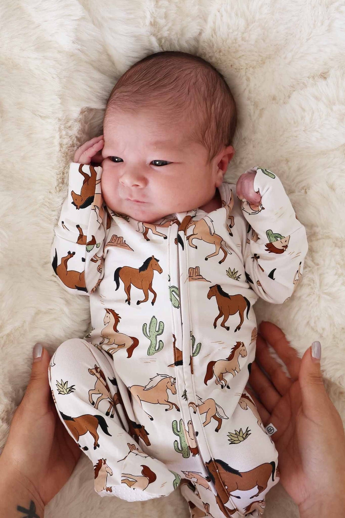 Zipper Footie | Pony Club Neutral