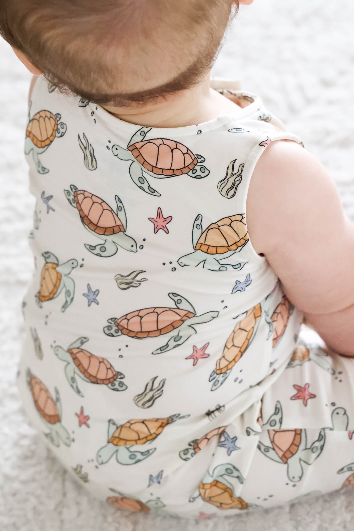 Sleeveless Snap Romper | Turtley Rad