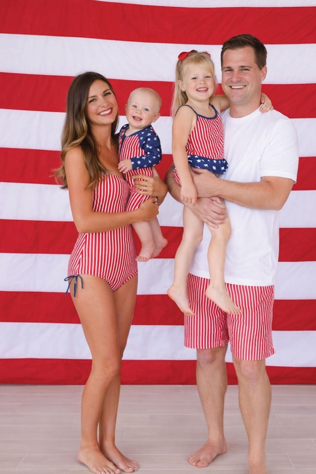 Two Piece Strappy Tankini | Stars & Stripes Party