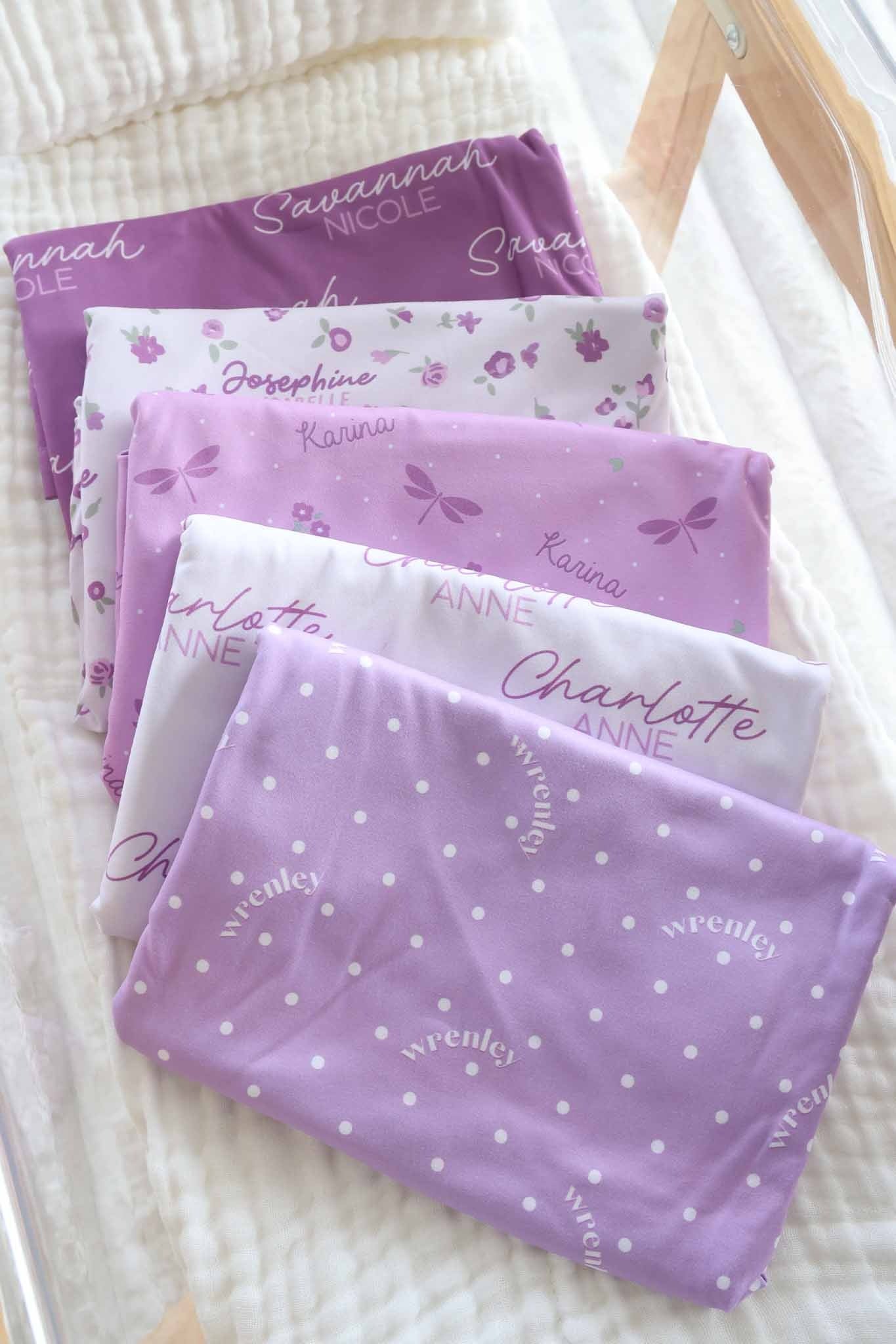 Personalized Swaddle | Pretty In Purple