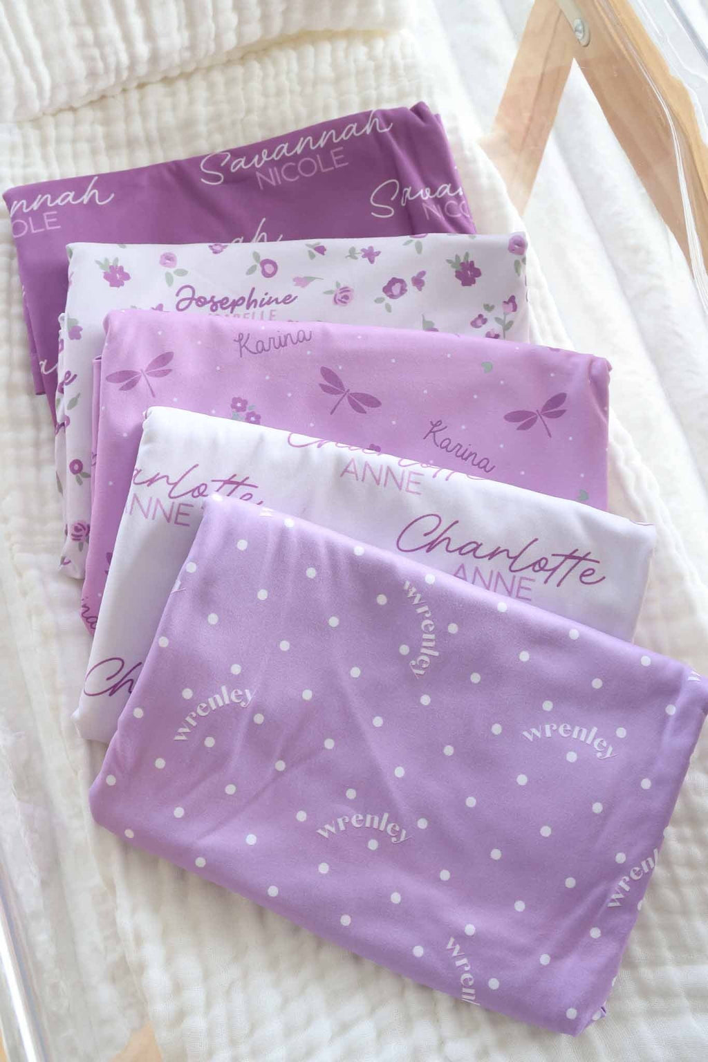 Personalized Swaddle | Pretty In Purple