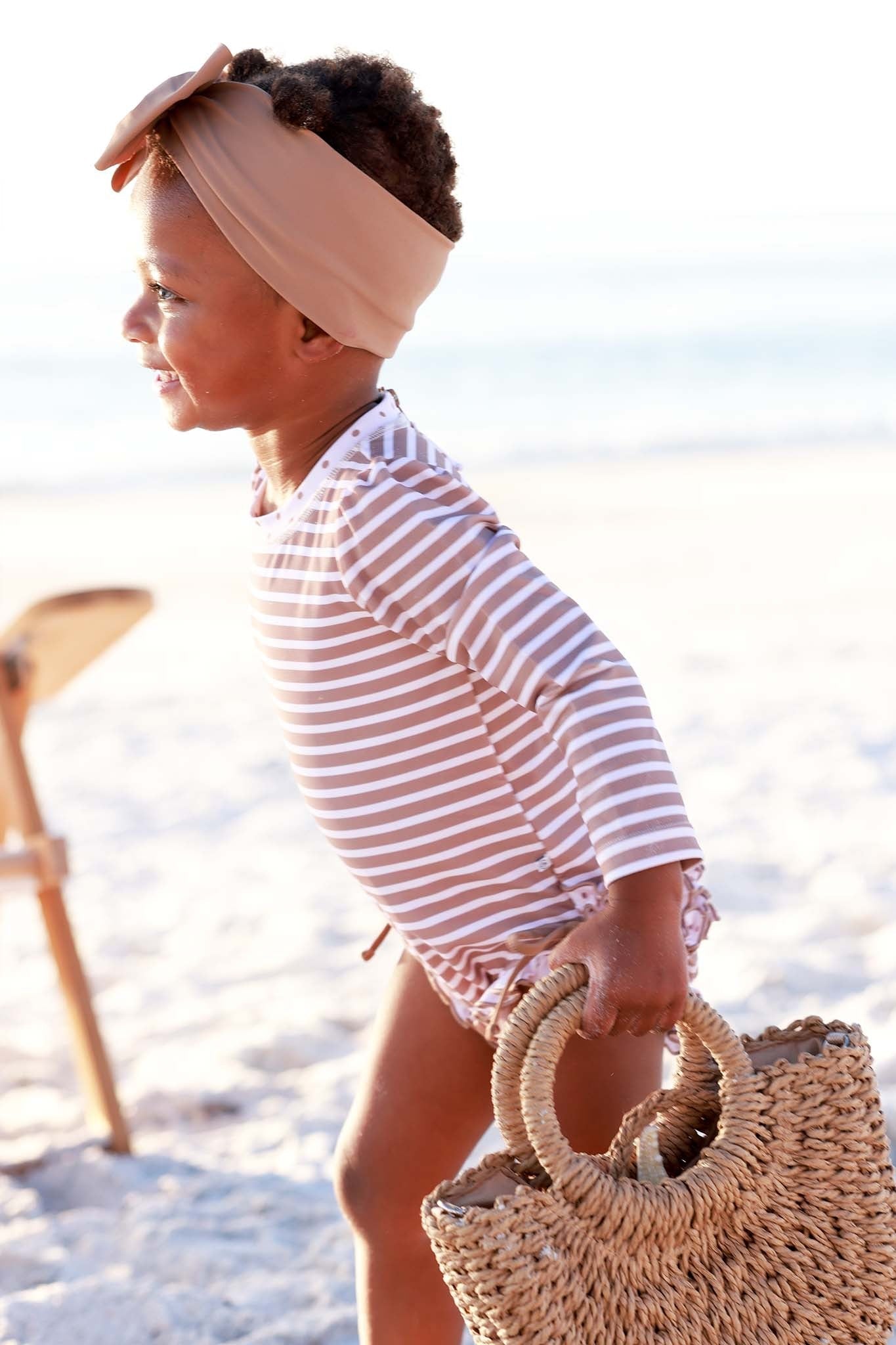 Swim Bow | Sandy Mocha