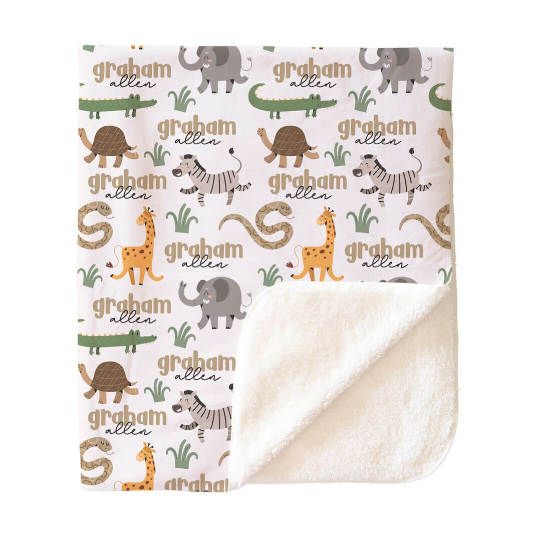 Wild Thing Personalized Kids Blanket