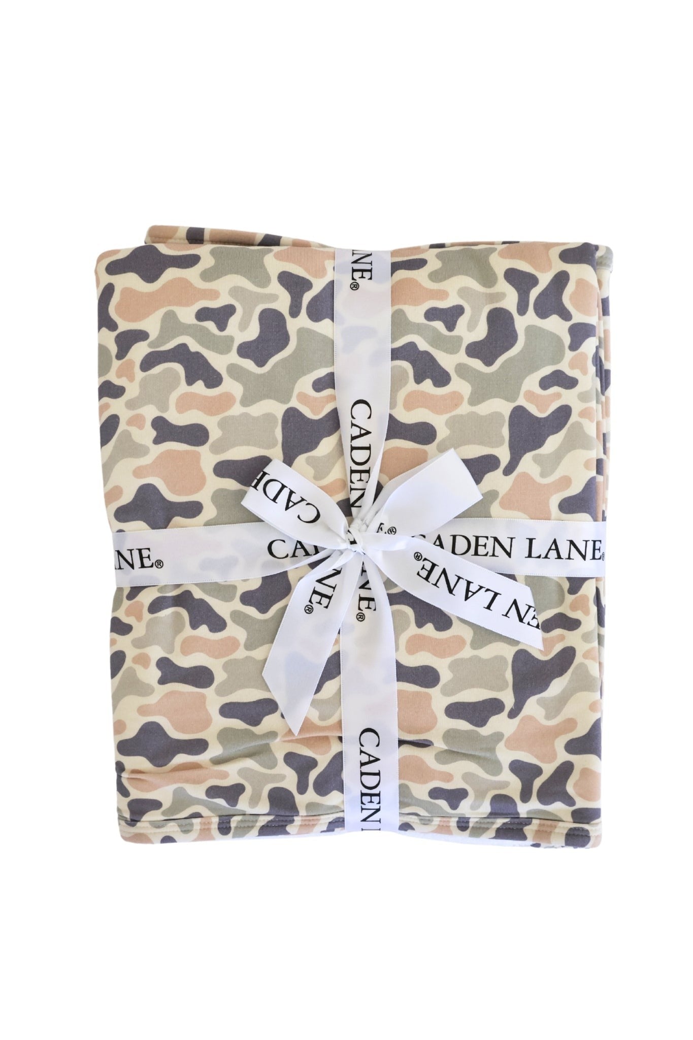 Embroidered Bamboo Hooded Towel | Camo Cutie