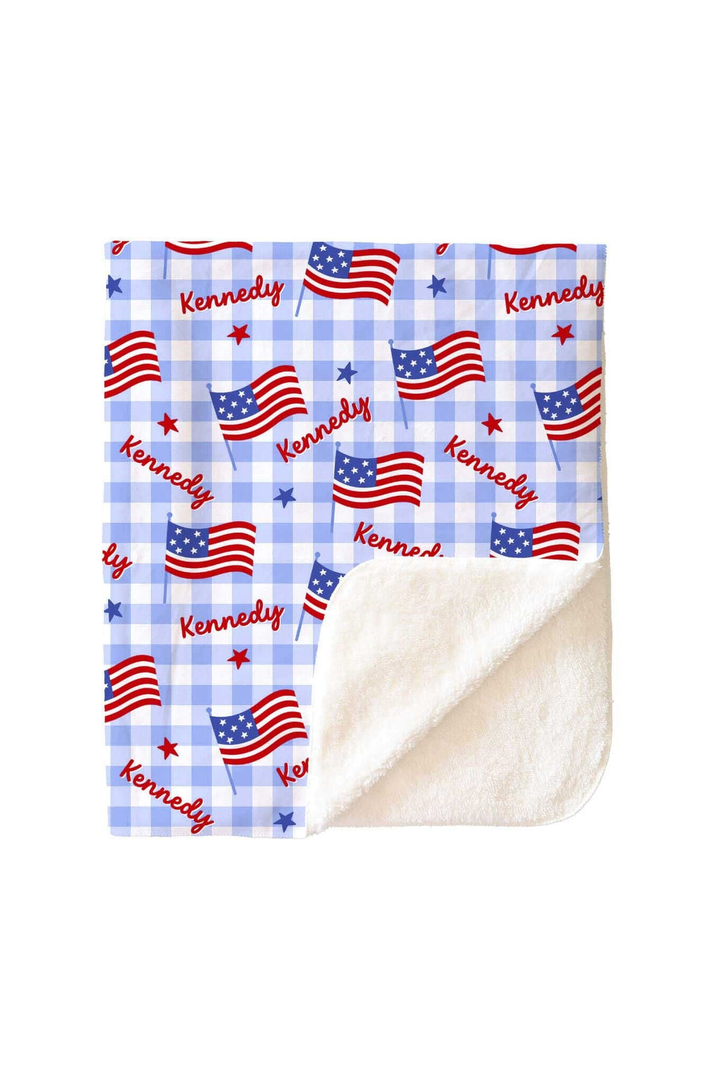 Personalized Kids Blanket | Star-Spangled Picnic