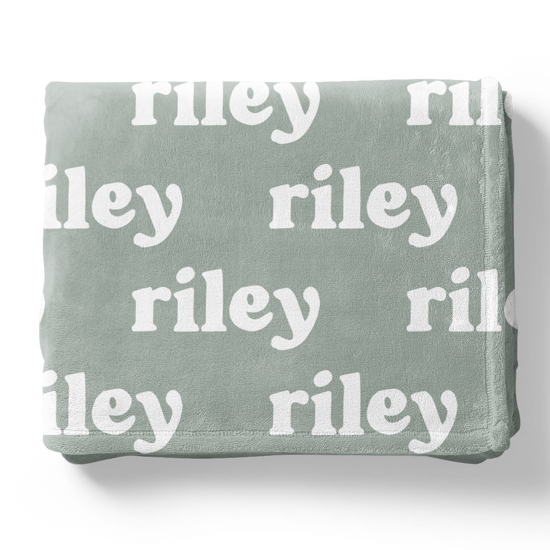 Botanicals Personalized Color Blanket