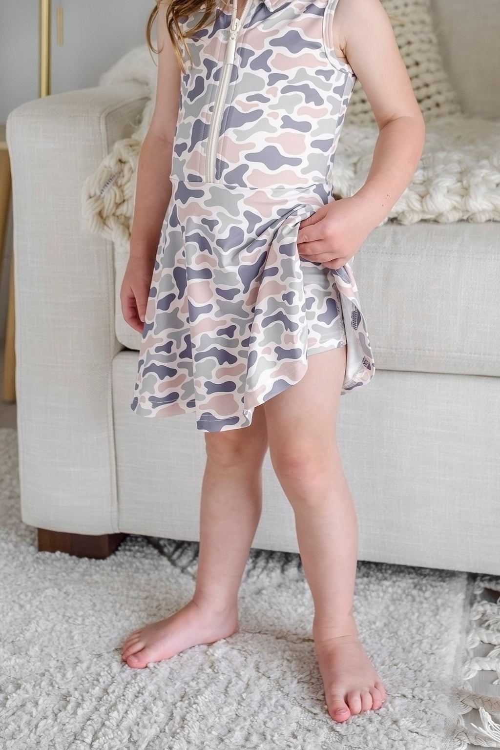 Girl's Polo Dress | Camo Cutie