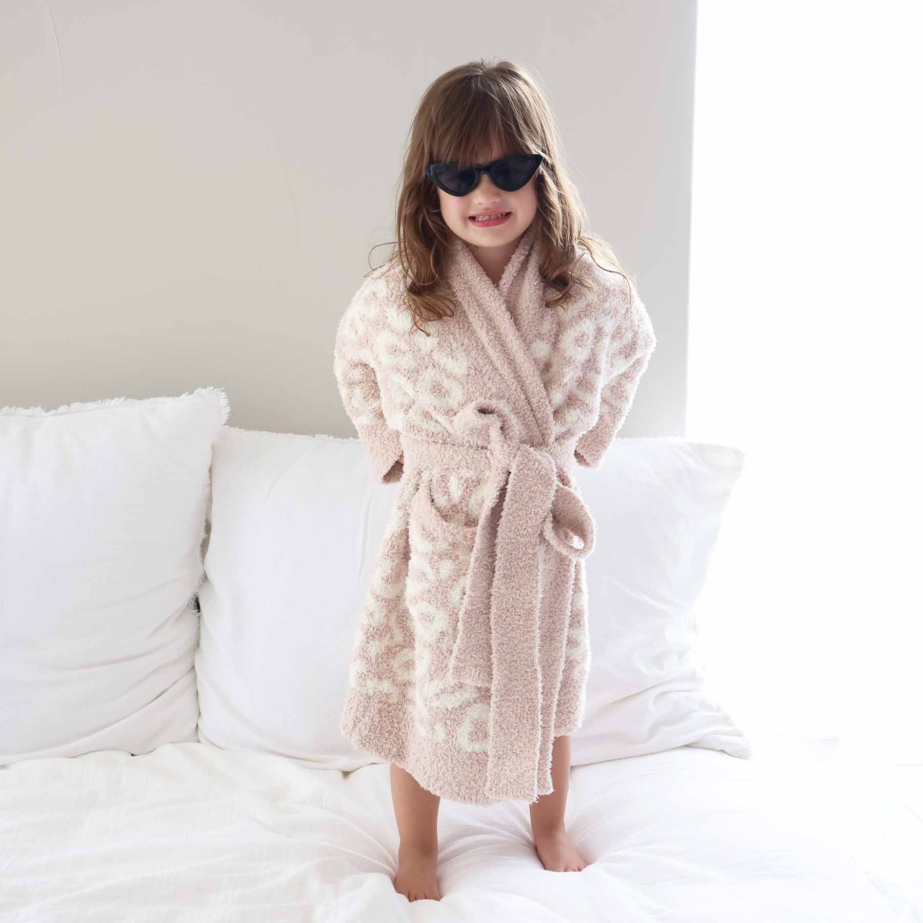 CuddleLaneTM Kids Robe | Leopard