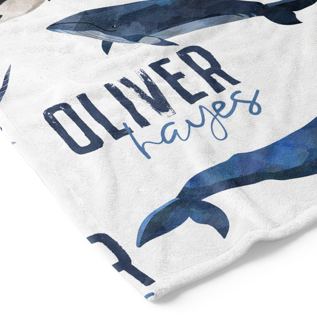 Whaley Cute | Personalized Kids Blanket