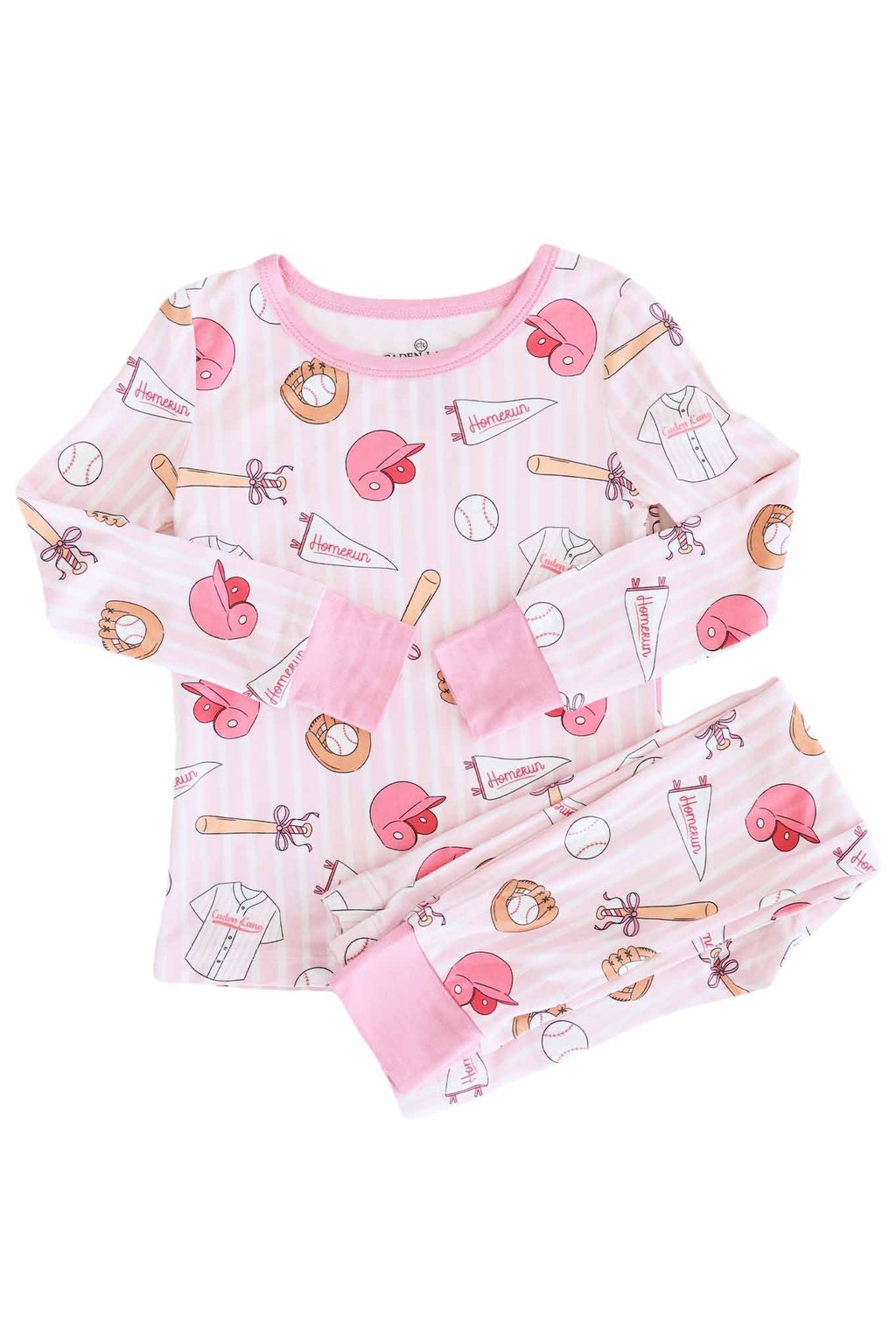 Ballpark Babes Two Piece Pajama Set