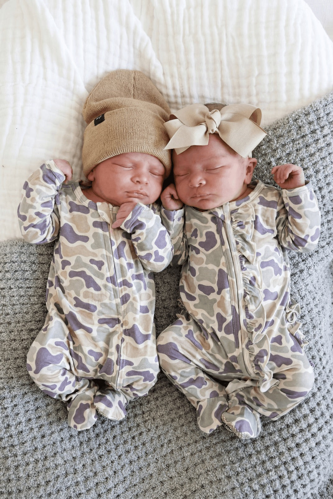 Ribbon Bow Headband | Taupe