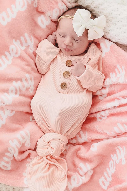 Personalized Color Blanket | Salmon