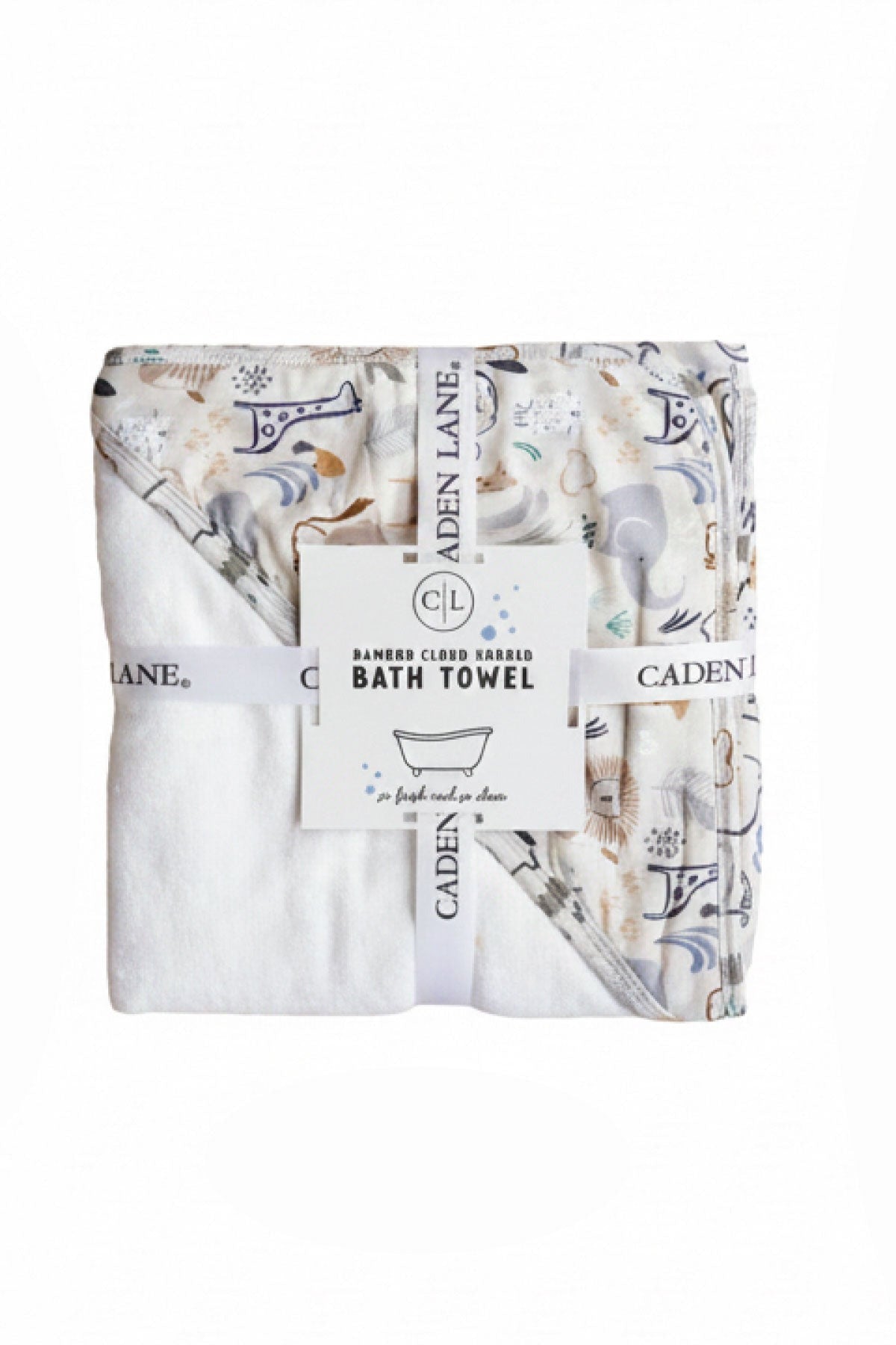 Embroidered Bamboo Hooded Towel | Into The Wild