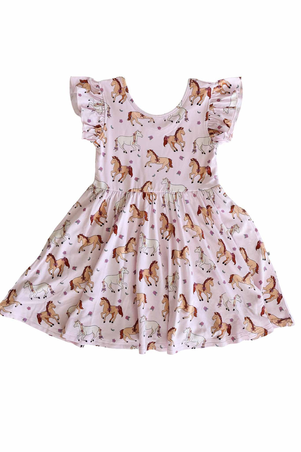 Ruffle Twirl Dress | Pony Club Pink