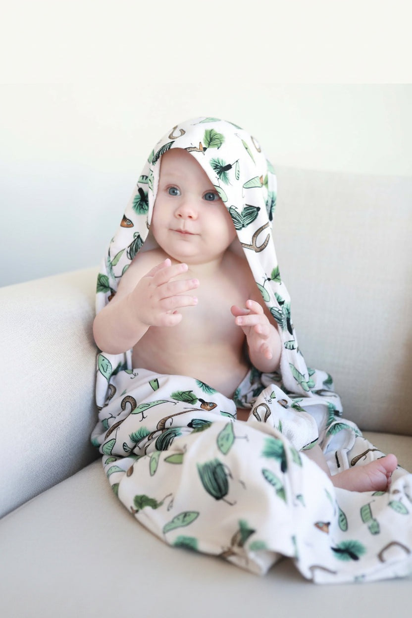 Embroidered Bamboo Hooded Towel | Tackle Box
