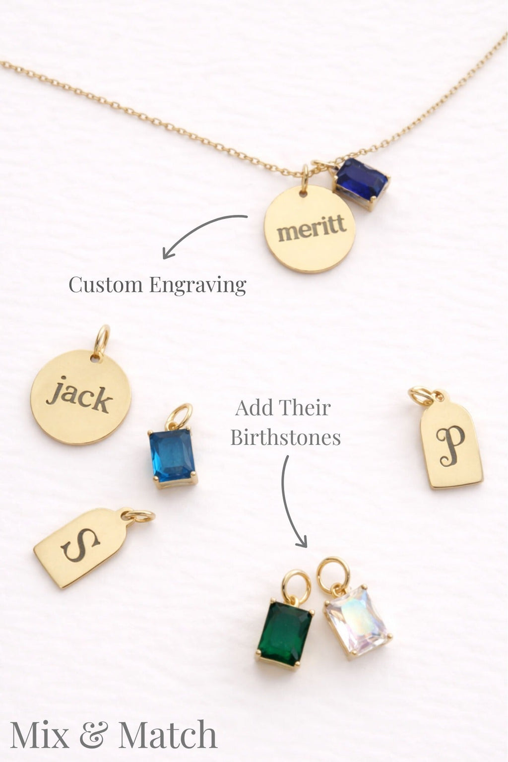 Engraved Charms