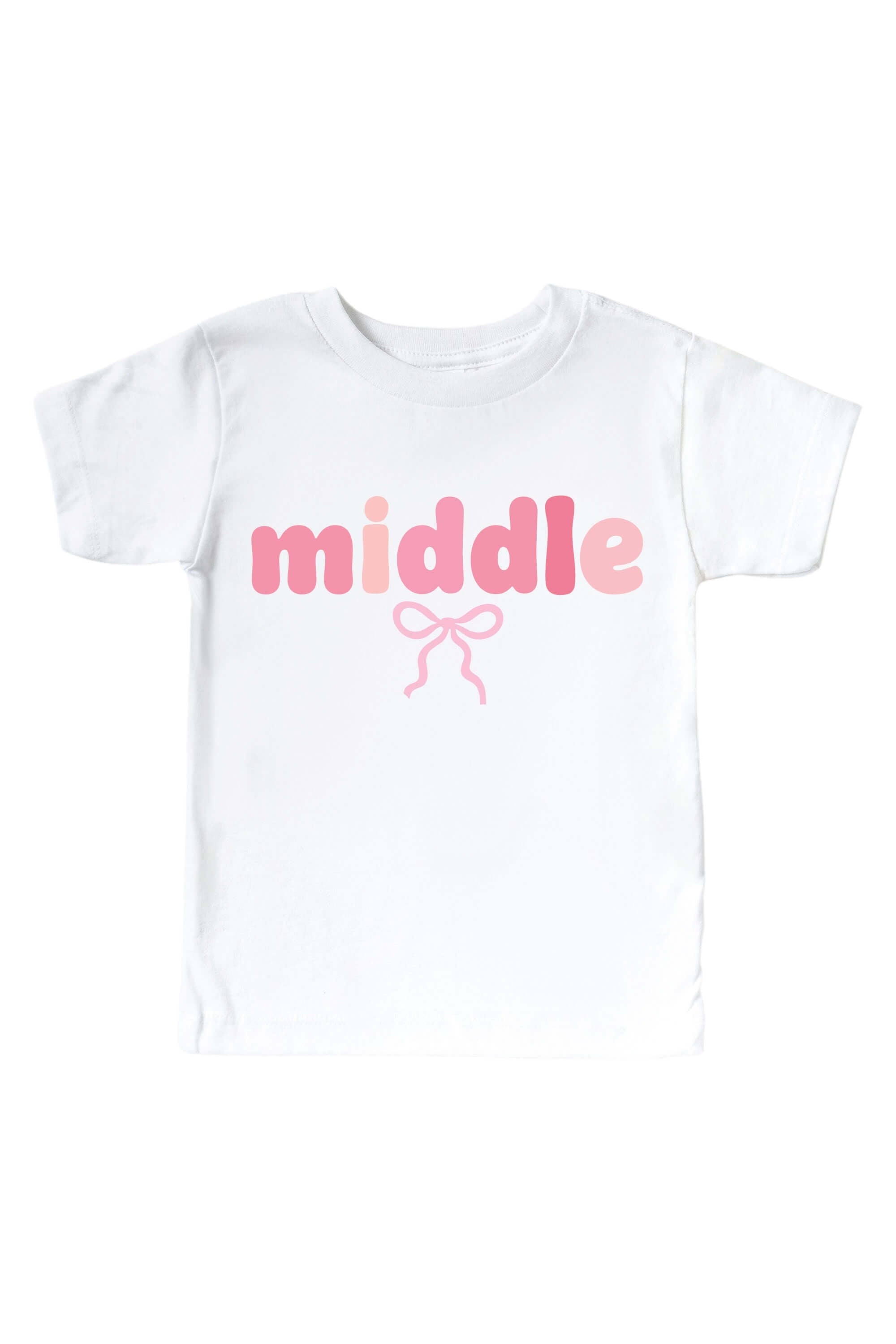Birth Order Graphic Tee & Bodysuit | White