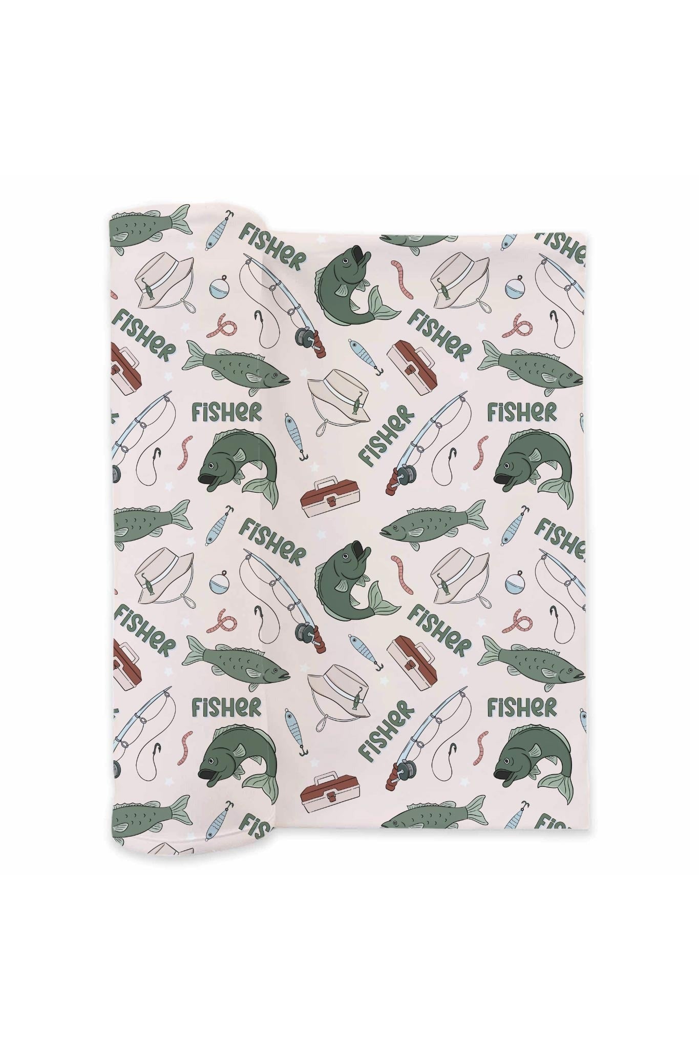 Personalized Swaddle Blanket | Off the Hook