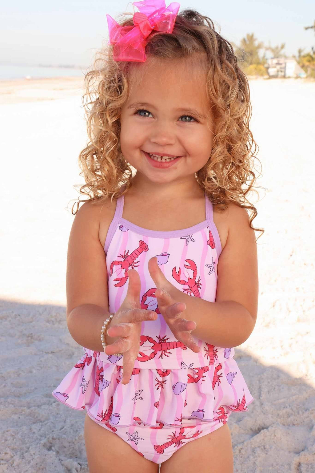 Two Piece Strappy Tankini | Pinch Me Pink