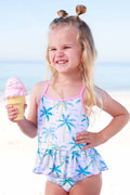 Two Piece Strappy Tankini | Blue Lagoon