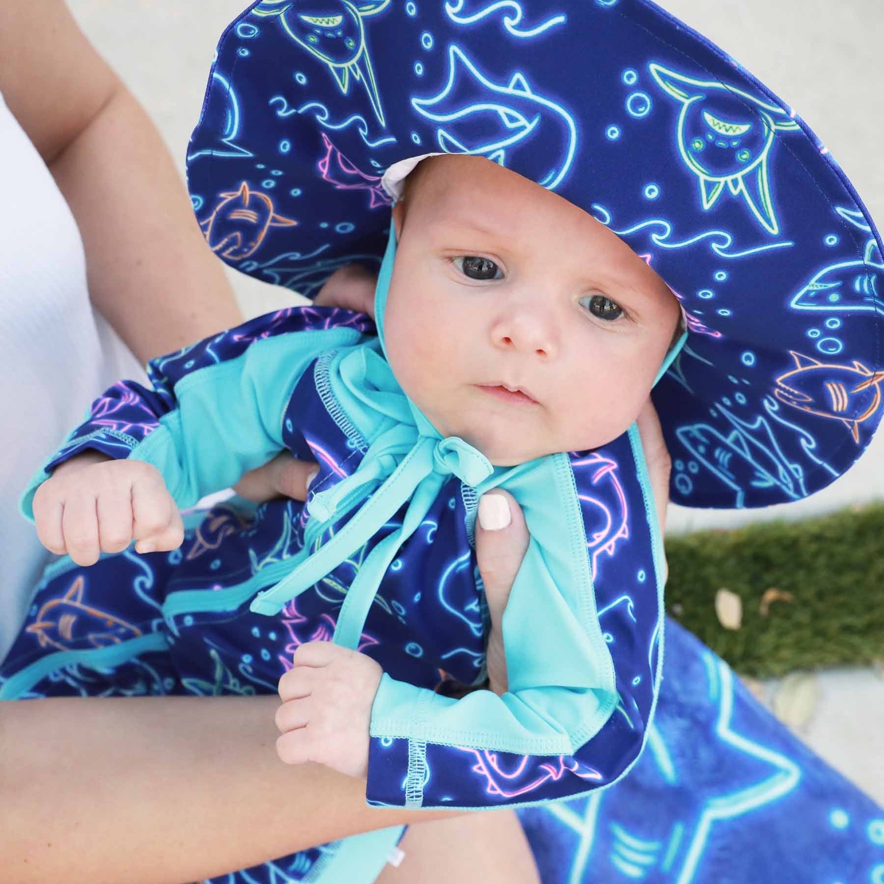 Printed Sun Hat | Glow Fins