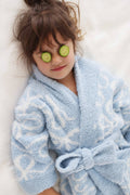 CuddleLaneTM Kids Robe | Blue-tiful Bows