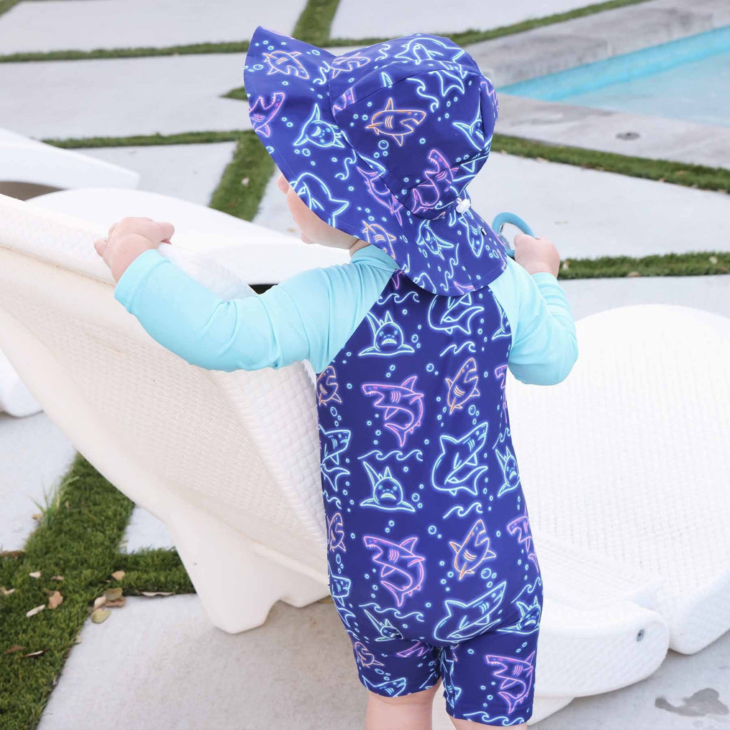 Printed Sun Hat | Glow Fins