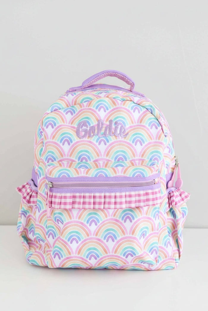 Kids Embroidered Ruffle Backpack | Day Dream