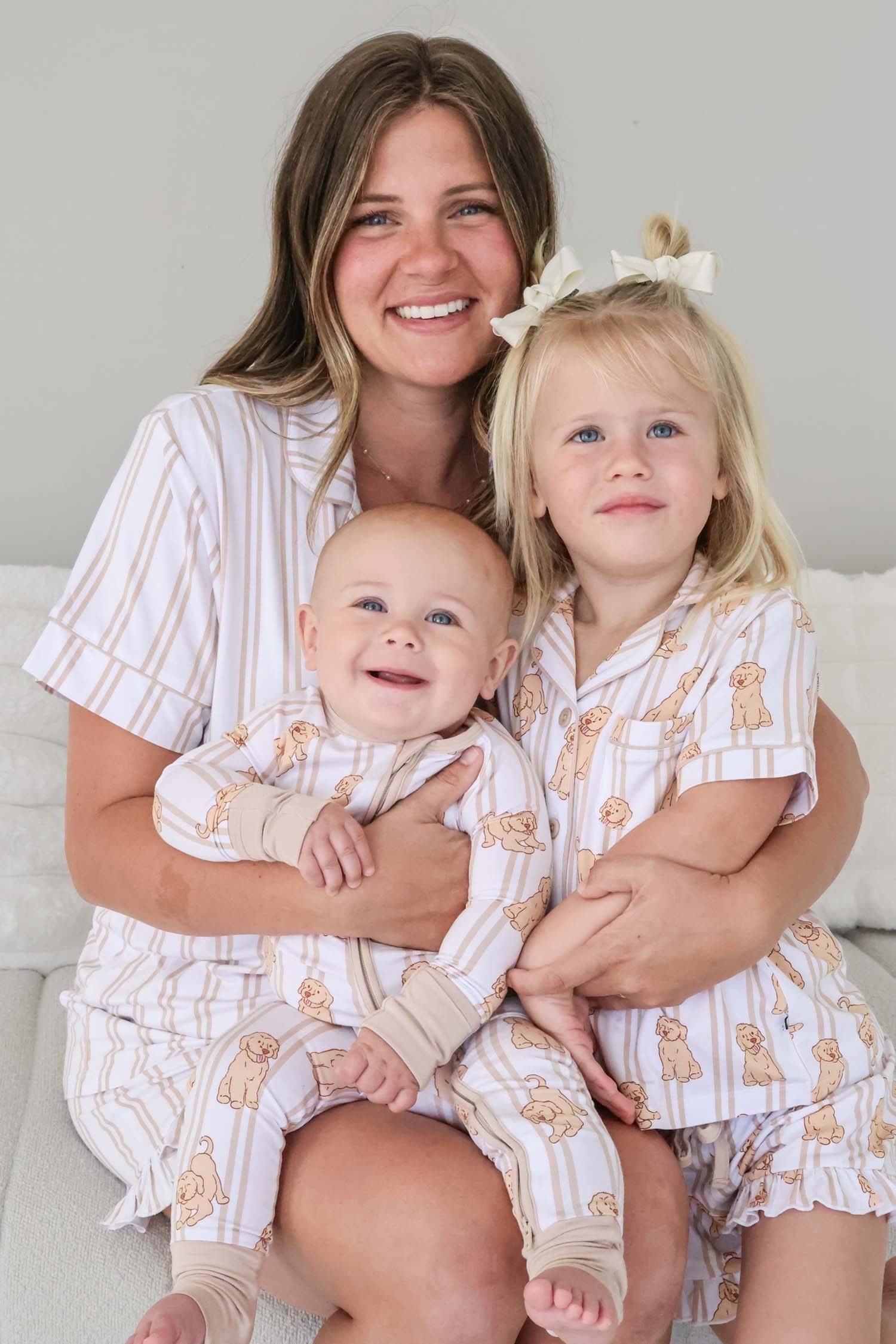 Women's Two Piece Short Lounge Set | Stripe Life
