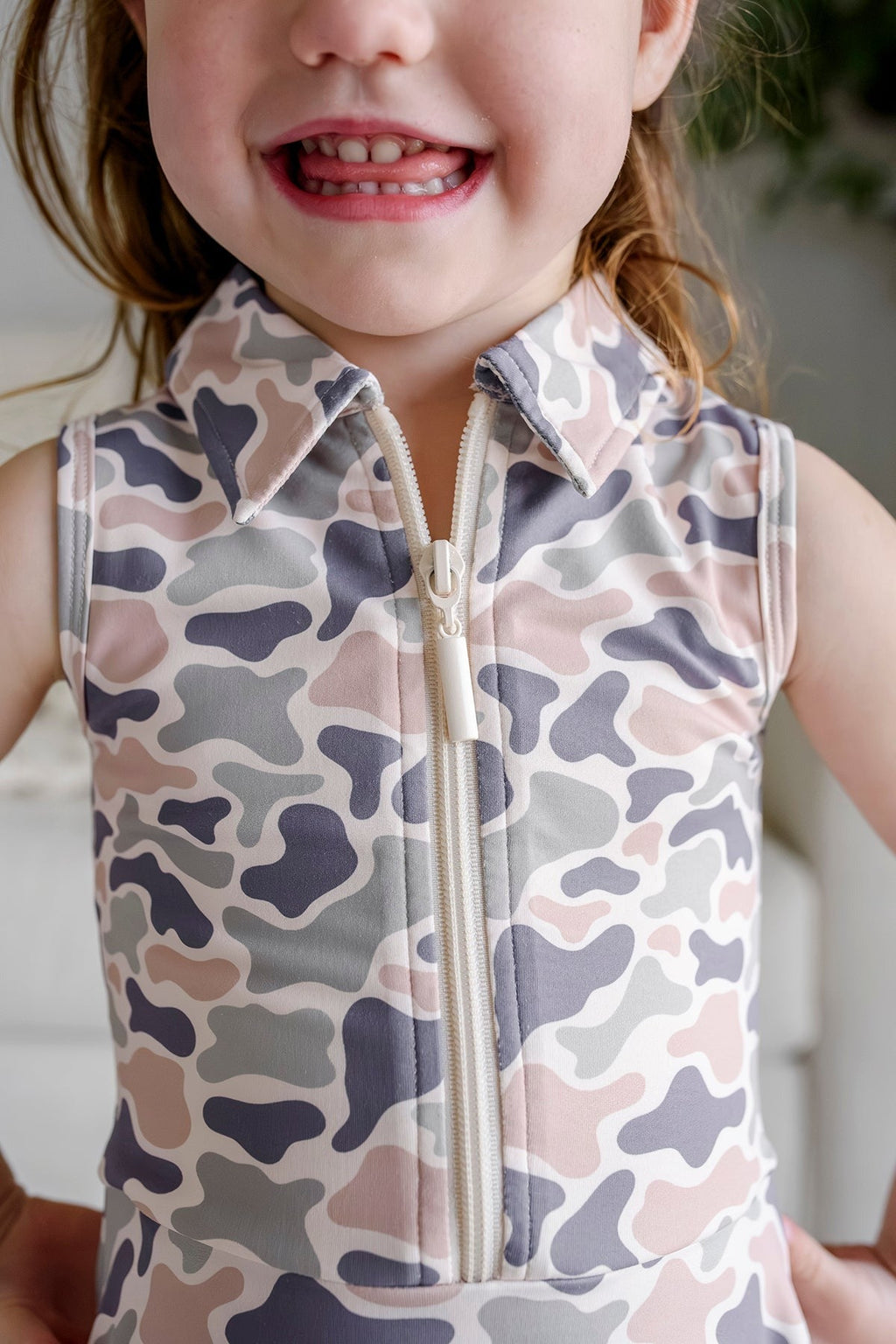 Girl's Polo Dress | Camo Cutie