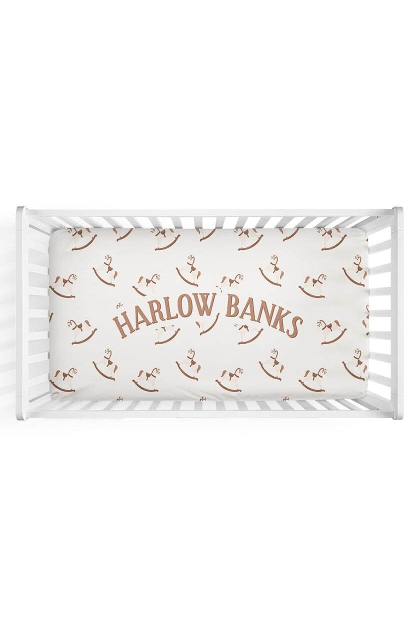 Rock-A-Bye Personalized Crib Sheet