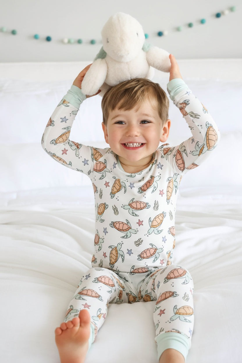 Two Piece Pajama Set | Turtley Rad