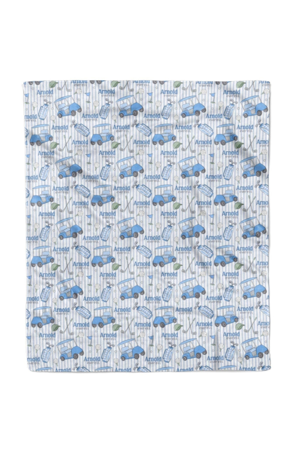 Personalized Kids Blanket | Caddie Crew Blue