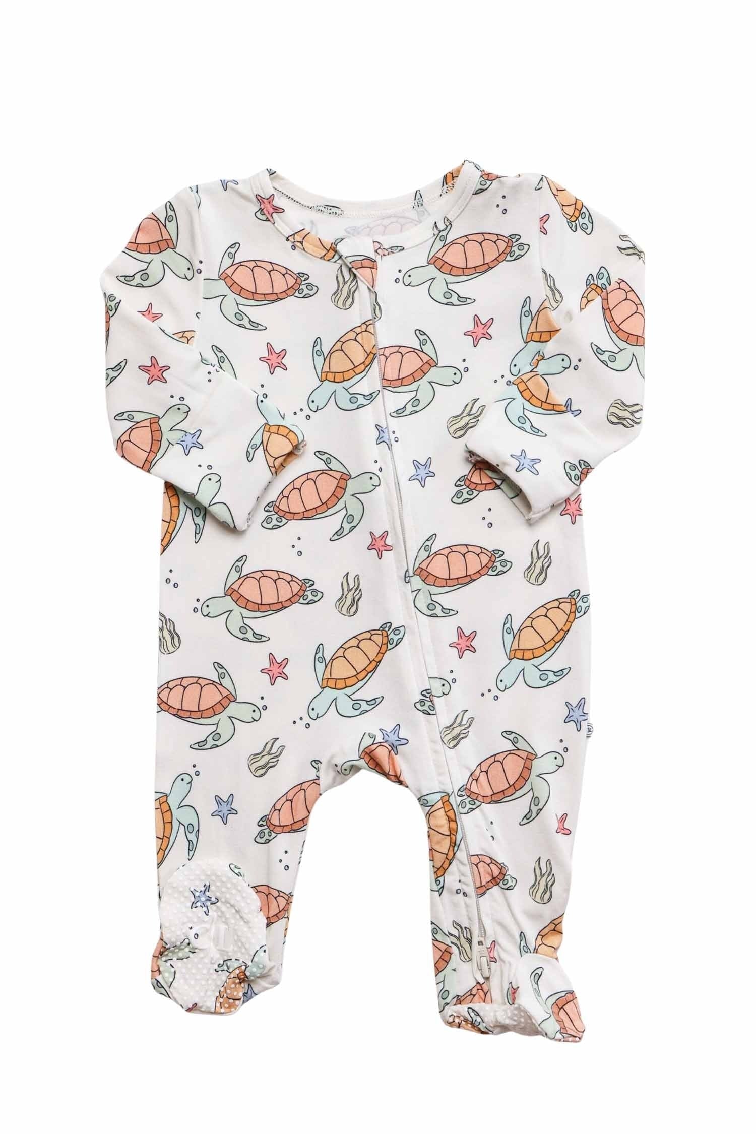 Zipper Footie | Turtley Rad