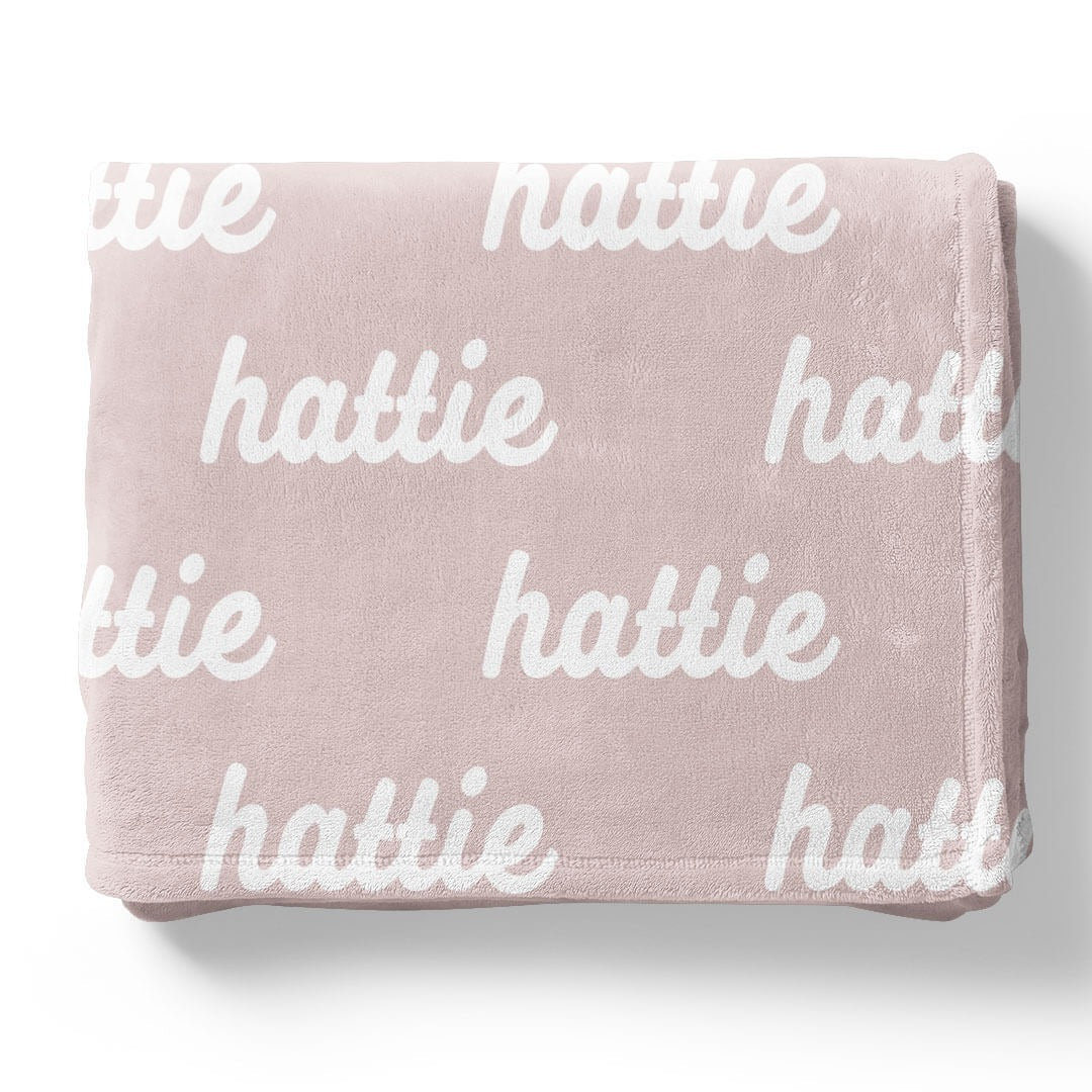 Pastel Neutrals Personalized Color Blanket