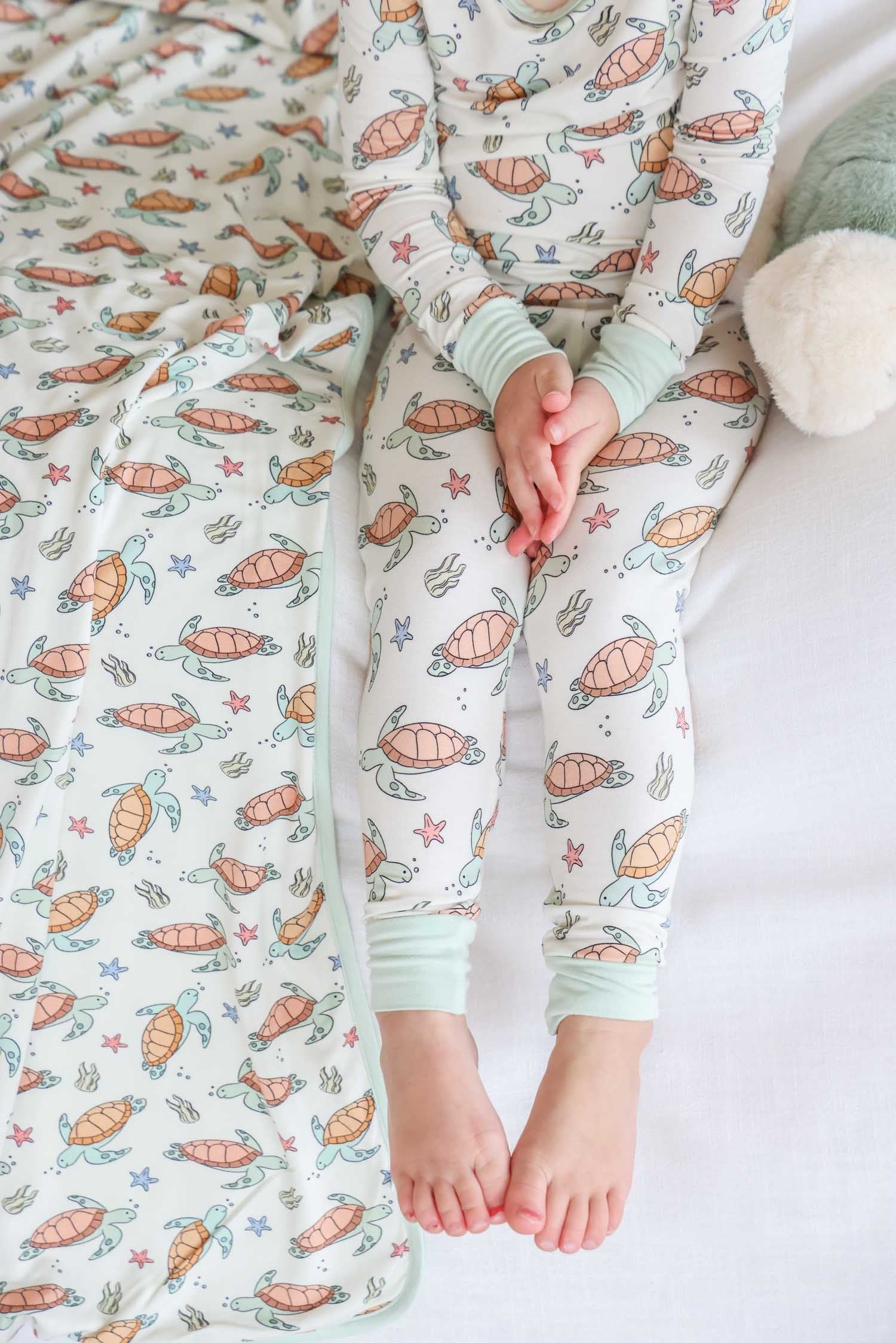 Double Sided Bamboo Blanket | Turtley Rad