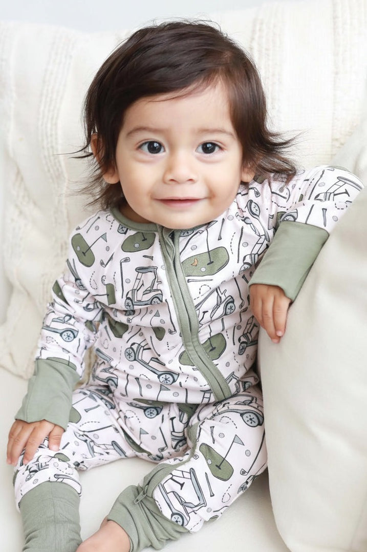 Tee Time Convertible Zip Romper