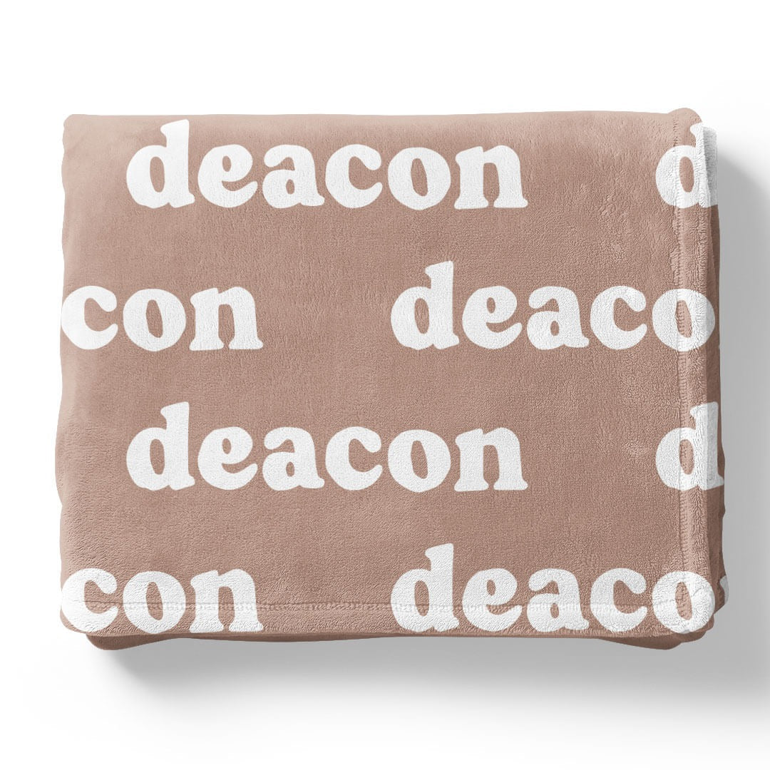 Pastel Neutrals Personalized Color Blanket